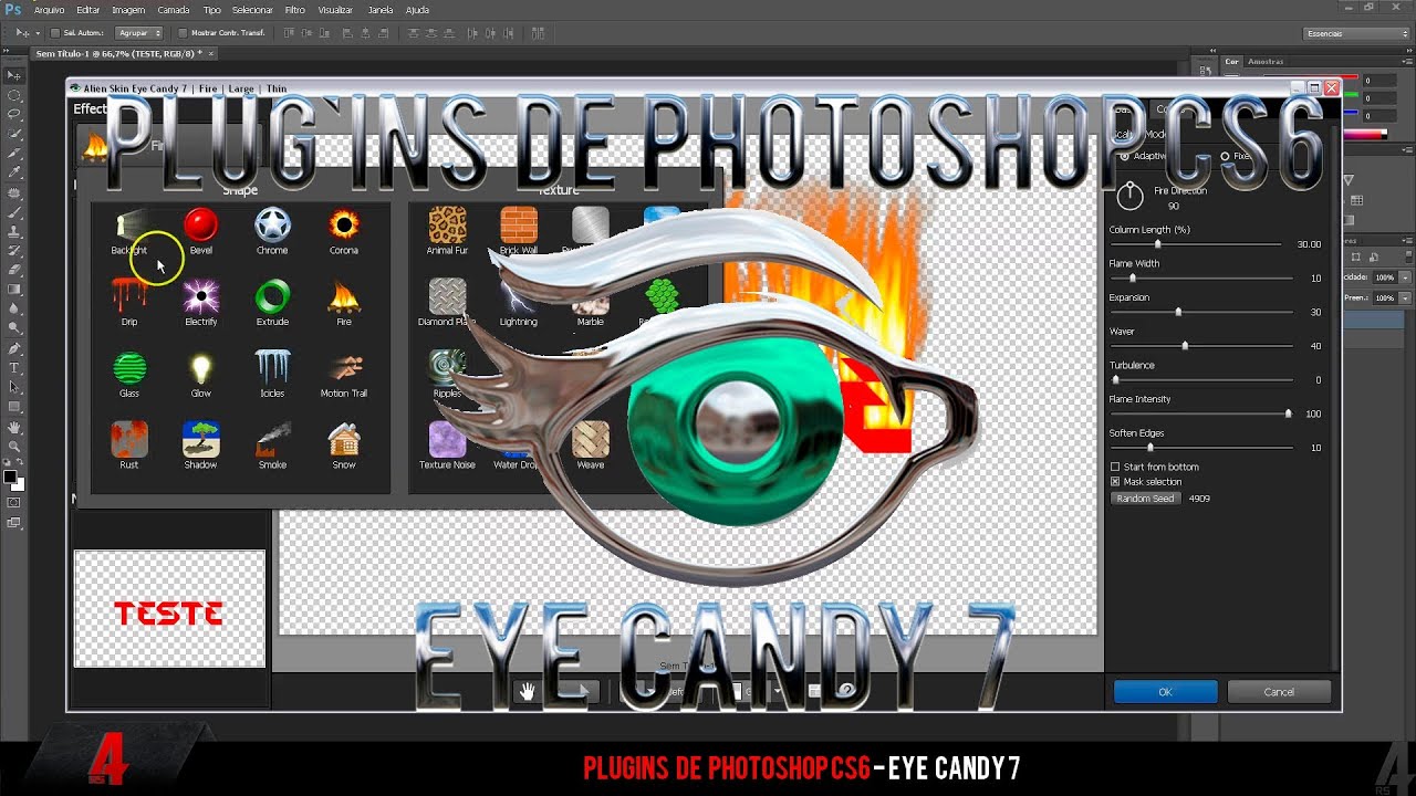 how to add eye candy 4000 in photoshop
